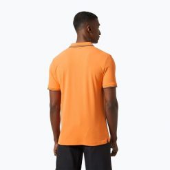 Koszulka polo męska Helly Hansen Kos Polo. Brązowe koszulki polo męskie Helly Hansen, m, bez wzorów, bez ramiączek. Za 259.99 zł.