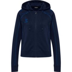 Damska bluza dresowa z kapturem Hummel Move 2.0. Niebieskie bluzy z kapturem damskie HUMMEL, z dresówki. Za 328.00 zł.