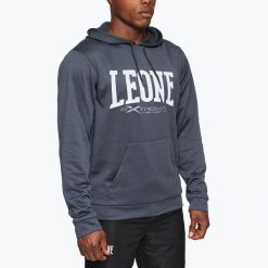 Bluza LEONE 1947 Logo. Szare bluzy bez kaptura męskie LEONE 1947, m. Za 119.99 zł.