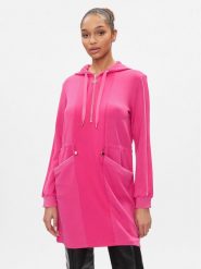 Liu Jo Sport Sukienka codzienna TA4023 J4616 Różowy Regular Fit. Czerwone sukienki damskie Liu Jo Sport, na co dzień, xs, bez wzorów, z syntetyku, sportowe, bez kołnierzyka, bez ramiączek, proste. Za 509.99 zł.