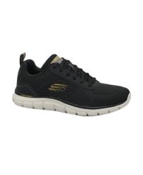 Buty sportowe Sneakersy męskie, Track - Leshur. Czarne buty sportowe na co dzień męskie Skechers, z materiału, bez zapięcia, trekkingowe. Za 259.99 zł.