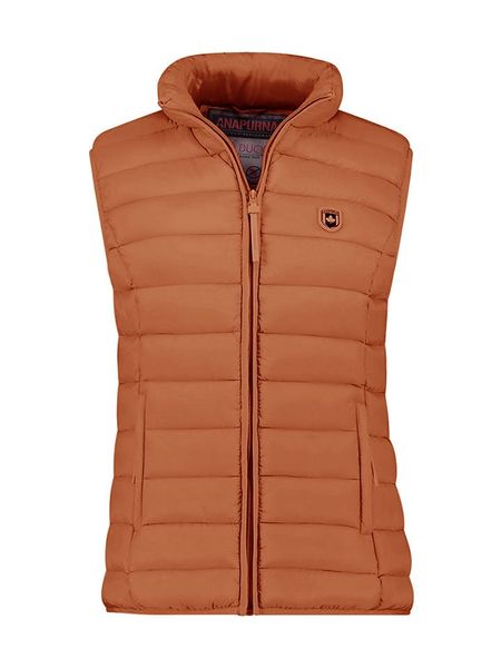 ANAPURNA Kamizelka pikowana "Vakitalana" w kolorze jasnobrązowym rozmiar: XXL. Brązowe kamizelki damskie ANAPURNA, xxl. Za 126.45 zł.