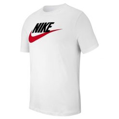 Koszulka sportowa męska Nike Icon Futura. Białe t-shirty sportowe męskie Nike, l, bez ramiączek, na jogę i pilates. Za 184.00 zł.
