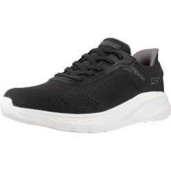 Buty SKECHERS BOB SQUAD CHAOS SOLID STEP Czarny. Czarne buty trekkingowe męskie Skechers, z materiału, bez zapięcia, trekkingowe, Skechers Sport. Za 364.99 zł.