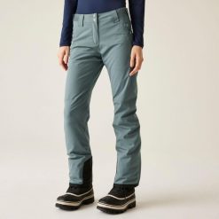 Damskie wodoodporne izolowane spodnie narciarskie Shrink. Szare spodnie materiałowe damskie Dare 2b, bez wzorów, sportowe. Za 299.99 zł.