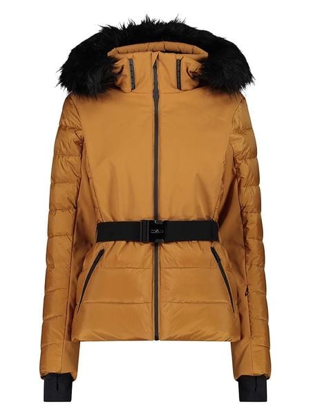 CMP Kurtka narciarska w kolorze jasnobrązowo-czarnym rozmiar: 42. Brązowe kurtki narciarskie i snowboardowe damskie CMP, bez wzorów, z syntetyku, bez kaptura, narciarskie. Za 701.16 zł.