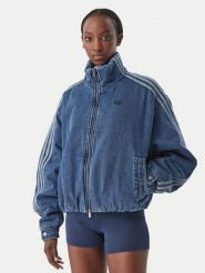 Adidas Kurtka jeansowa Firebird Jacket KT4232 Niebieski Regular Fit. Niebieskie kurtki damskie Adidas, s, bez wzorów, z bawełny, bez kaptura. Za 698.99 zł.