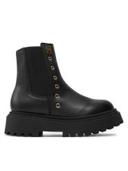 Tommy Hilfiger Botki Chelsea Boot T3A5-33578-1351 M Czarny. Czarne botki dziewczęce Tommy Hilfiger, bez wzorów, ze skóry, bez ramiączek. Za 419.99 zł.