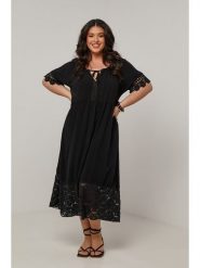 Curvy Lady Sukienka w kolorze czarnym rozmiar: 40/42. Czarne sukienki damskie Curvy Lady, na co dzień, bez wzorów, z koronki, klasyczne, bez kołnierzyka, bez ramiączek, maxi, proste. Za 118.56 zł.