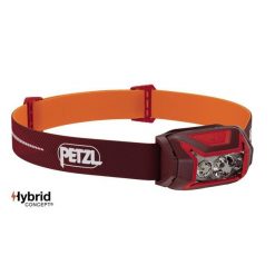 Czołówka PETZL ACTIK CORE Czerwona 625 lumenów ładowalna USB‑C regulowany pasek. Czerwone paski męskie PETZL, bez wzorów, sportowe. Za 329.00 zł.