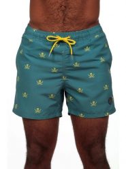 The Time of Bocha Szorty kąpielowe w kolorze turkusowym rozmiar: L. Niebieskie szorty sportowe męskie The Time of Bocha, l, z materiału, outdoorowe. Za 86.99 zł.