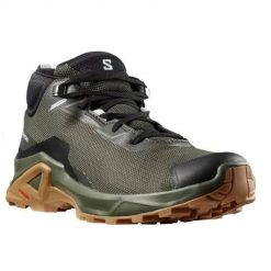 Buty do chodzenia męskie Salomon X Reveal Chukka Cswp 2. Zielone buty trekkingowe męskie Salomon, z materiału, bez zapięcia, trekkingowe. Za 597.00 zł.