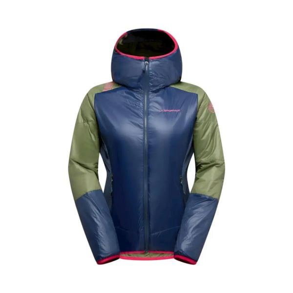 Damska kurtka puchowa La Sportiva Aequilibrium Lite. Niebieskie kurtki damskie La Sportiva, l, bez wzorów, z materiału, bez kaptura. Za 852.00 zł.
