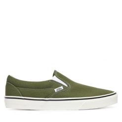 Tenisówki Vans. Zielone trampki i tenisówki męskie Vans, bez wzorów, bez zapięcia. Za 339.99 zł.