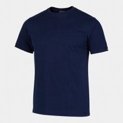 Koszulka sportowa męska Joma Desert. Niebieskie t-shirty sportowe męskie Joma, m, z bawełny, bez ramiączek, na fitness i siłownię. Za 37.99 zł.