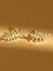 OR ÉCLAT Złote kolczyki-wkrętki rozmiar: onesize. Żółte kolczyki damskie Or Éclat, złote. Za 260.99 zł.