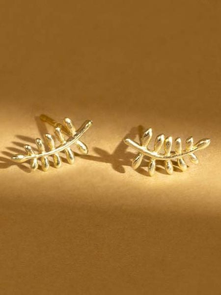 OR ÉCLAT Złote kolczyki-wkrętki rozmiar: onesize. Żółte kolczyki damskie Or Éclat, złote. Za 260.99 zł.