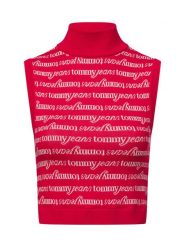 Tommy Jeans Sweter Kobiety Bawełna czerwony|biały, M. Białe swetry klasyczne damskie Tommy Jeans, m, z bawełny, bez kołnierzyka. Za 129.95 zł.