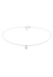 Elli PREMIUM Damski Choker Basic z błyszczącymi kryształami w srebrze próby 925 Naszyjniki 1 ct. Szare naszyjniki damskie Elli PREMIUM, na co dzień, srebrne. Za 283.99 zł.