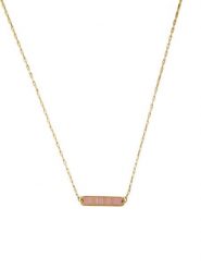 Design Letters Pozłacany naszyjnik "Kiss" - dł. 45 cm rozmiar: onesize. Różowe naszyjniki damskie Design Letters, pozłacane. Za 135.49 zł.