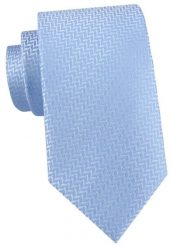 Męski Krawat Alties - Geometryczny Mikrowzór, Kolor Błękitny. Niebieskie krawaty i muchy męskie Alties, bez wzorów, z tkaniny, eleganckie. Za 55.00 zł.