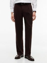 Tommy Hilfiger Spodnie Mężczyźni Bawełna brązowy, 36-34. Brązowe spodnie materiałowe męskie Tommy Hilfiger, bez wzorów, z bawełny, biznesowe. Za 569.95 zł.