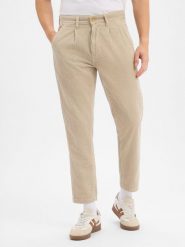 Lindbergh spodnie sztruksowe Mężczyźni Bawełna beżowy, XL. Brązowe spodnie materiałowe męskie Lindbergh, bez wzorów, z bawełny, eleganckie. Za 279.95 zł.