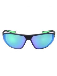 Nike Okulary przeciwsłoneczne unisex w kolorze czarno-niebiesko-zielonym rozmiar: 65. Czarne okulary przeciwsłoneczne damskie Nike. Za 184.89 zł.