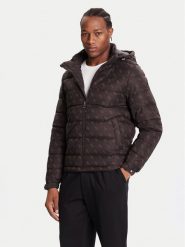 Guess Kurtka zimowa M5BL0B W2322 Brązowy Relaxed Fit. Brązowe kurtki męskie Guess, na zimę, m, z aplikacjami, z syntetyku, bez kaptura. Za 1,059.00 zł.