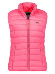 Geographical Norway Kamizelka pikowana "Vatikolor" w kolorze różowym rozmiar: XXL. Różowe kamizelki damskie Geographical Norway, xxl. Za 91.77 zł.