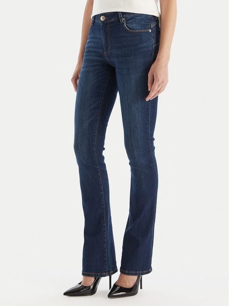 Fracomina Jeansy FP25WV8020D46002 Niebieski Bootcut Fit. Niebieskie jeansy damskie Fracomina. Za 249.99 zł.