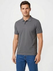 Hugo Boss Fashion Koszulka polo w kolorze szarym rozmiar: 3XL. Szare koszulki polo męskie Hugo Boss Fashion, xl, bez wzorów, z bawełny, bez ramiączek. Za 197.17 zł.