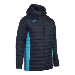 Kurtka z kapturem Joma Urban V. Niebieskie kurtki treningowe męskie Joma, na zimę, m, bez wzorów, z materiału, do biegania. Za 443.00 zł.