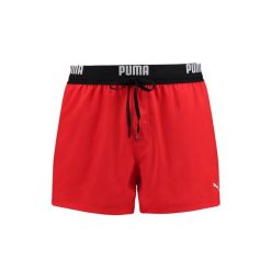 Kąpielówki męskie Logo Krótkie. Czerwone kąpielówki męskie Puma, m, bez wzorów, na fitness i siłownię. Za 195.99 zł.