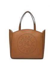 KARL LAGERFELD Torebka A3W30043 Brązowy. Brązowe torebki klasyczne damskie Karl Lagerfeld, bez wzorów, ze skóry, bez dodatków. Za 1,039.00 zł.