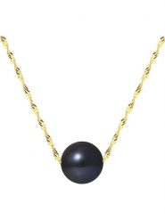 Mitzuko Złoty naszyjnik z perłą - dł. 42 cm rozmiar: onesize. Żółte naszyjniki damskie Mitzuko, złote. Za 448.99 zł.