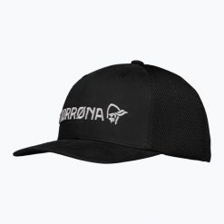 Czapka z daszkiem NORRONA Flexfit 3D. Czarne czapki męskie NORRONA, bez wzorów, z bawełny, eleganckie. Za 189.99 zł.