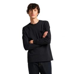 LEE LS POCKET TEE REGULAR FIT MĘSKI LONGSLEEVE KOSZULKA LOGO BLACK L64QSW01 112115878. Czarne koszulki męskie z długim rękawem Lee, l. Za 99.99 zł.