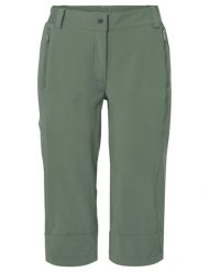 Spodnie damskie Farley Stretch Capri III. Zielone spodnie materiałowe damskie Vaude, bez wzorów, z materiału. Za 455.50 zł.