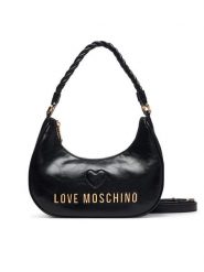 LOVE MOSCHINO Torebka JC4135PP1PL1100A Czarny. Czarne torebki klasyczne damskie Love Moschino, bez wzorów, ze skóry, bez dodatków. Za 949.99 zł.