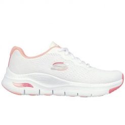 Buty do chodzenia damskie Skechers Arch Fit Infinity Cool. Buty sportowe na co dzień damskie Skechers, bez wzorów, trekkingowe. Za 399.99 zł.