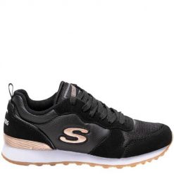 Buty sportowe do chodzenia damskie Skechers OG 85 Goldn Gurl. Czarne buty sportowe na co dzień damskie Skechers, bez wzorów, trekkingowe. Za 259.99 zł.