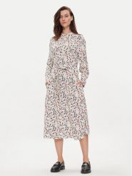 Tommy Hilfiger Sukienka koszulowa WW0WW41904 Écru Relaxed Fit. Sukienki damskie Tommy Hilfiger, bez wzorów, z wiskozy, bez kołnierzyka, bez ramiączek, koszulowe. Za 469.99 zł.