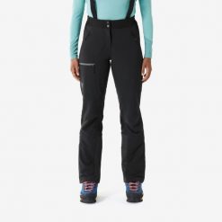 Spodnie alpinistyczne damskie Alpinism. Czarne spodnie dresowe damskie SIMOND, bez wzorów, z elastanu, sportowe. Za 349.99 zł.