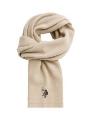 U.S. Polo Assn. Szal w kolorze beżowym rozmiar: onesize. Brązowe szaliki i kominy damskie U.S. Polo Assn., bez wzorów, z kaszmiru. Za 162.11 zł.
