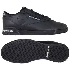 Buty sportowe unisex Reebok LO CLEAN LOGO INT. Czarne buty sportowe na co dzień męskie Reebok, z gumy, bez zapięcia, na fitness i siłownię. Za 340.30 zł.