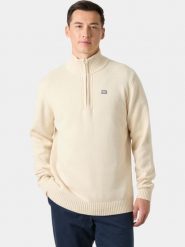 Sweter Męski Helly Hansen Smoegen 1/2 Zip. Brązowe swetry męskie Helly Hansen, na jesień, l, bez wzorów, z bawełny, bez kołnierzyka. Za 559.00 zł.