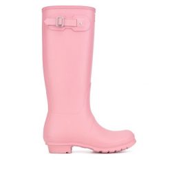 Kalosze Hunter. Czerwone kalosze damskie Hunter, bez wzorów. Za 429.99 zł.