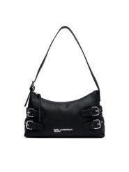 Karl Lagerfeld Jeans Torebka B2W30265 Czarny. Czarne torebki klasyczne damskie Karl Lagerfeld Jeans, bez wzorów, z jeansu, bez dodatków. Za 709.99 zł.