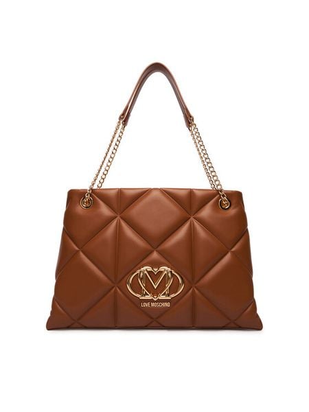 LOVE MOSCHINO Torebka JC4040PP1OLC0200 Brązowy. Brązowe torebki klasyczne damskie Love Moschino, bez wzorów, ze skóry, bez dodatków. Za 1,099.00 zł.